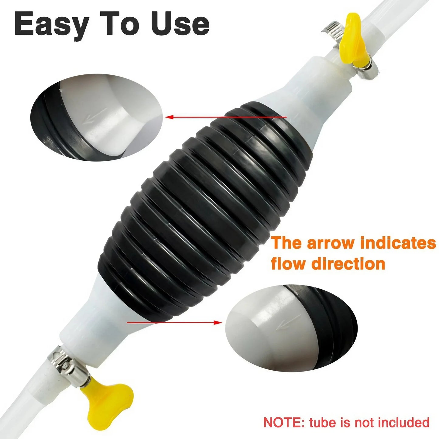 Car Fuel Gas Hand Primer Manual Pump Fuel Line Pump Fuel Pumps Car Tool Transfer Primer - image 3