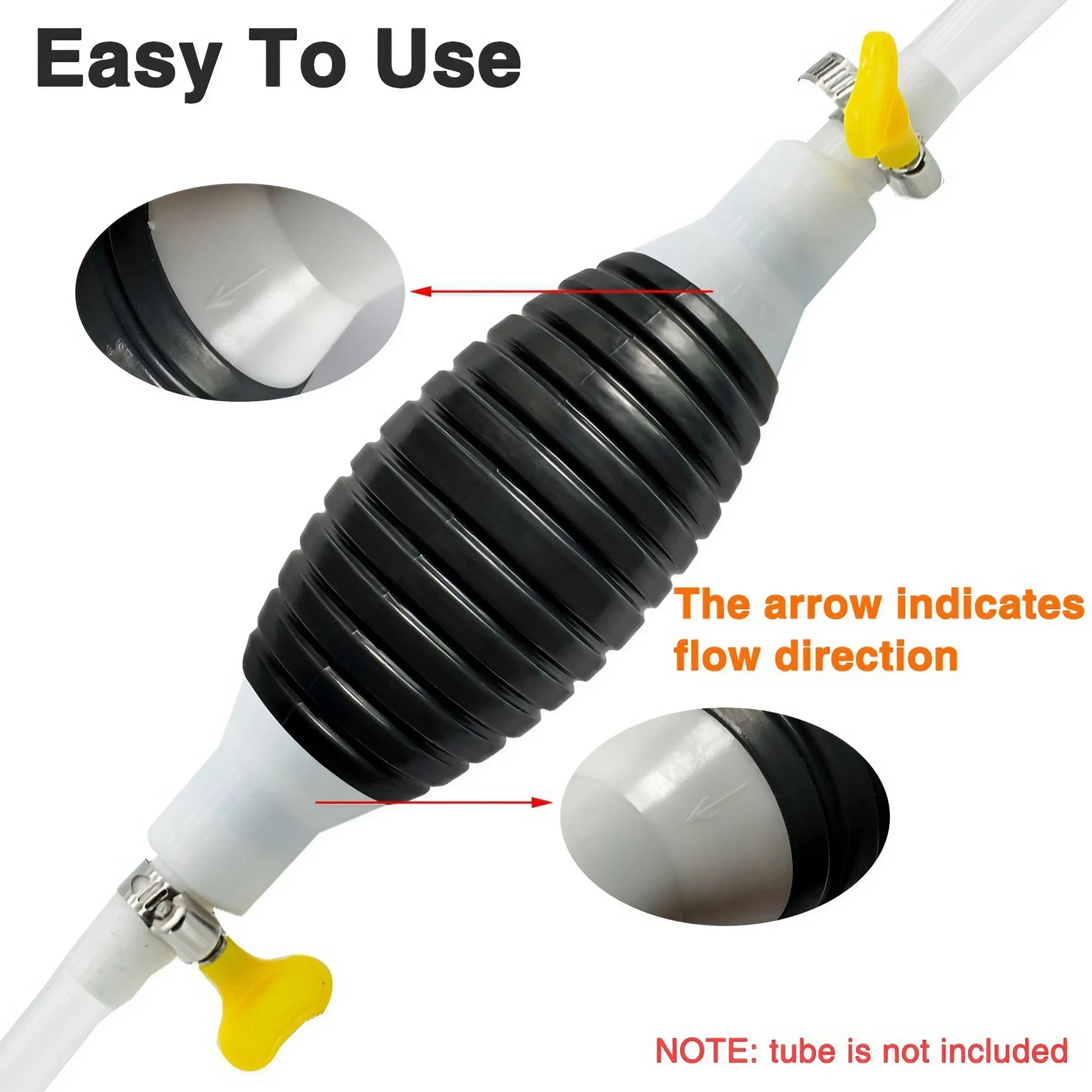 Car Fuel Gas Hand Primer Manual Pump Fuel Line Pump Fuel Pumps Car Tool Transfer Primer - image 3