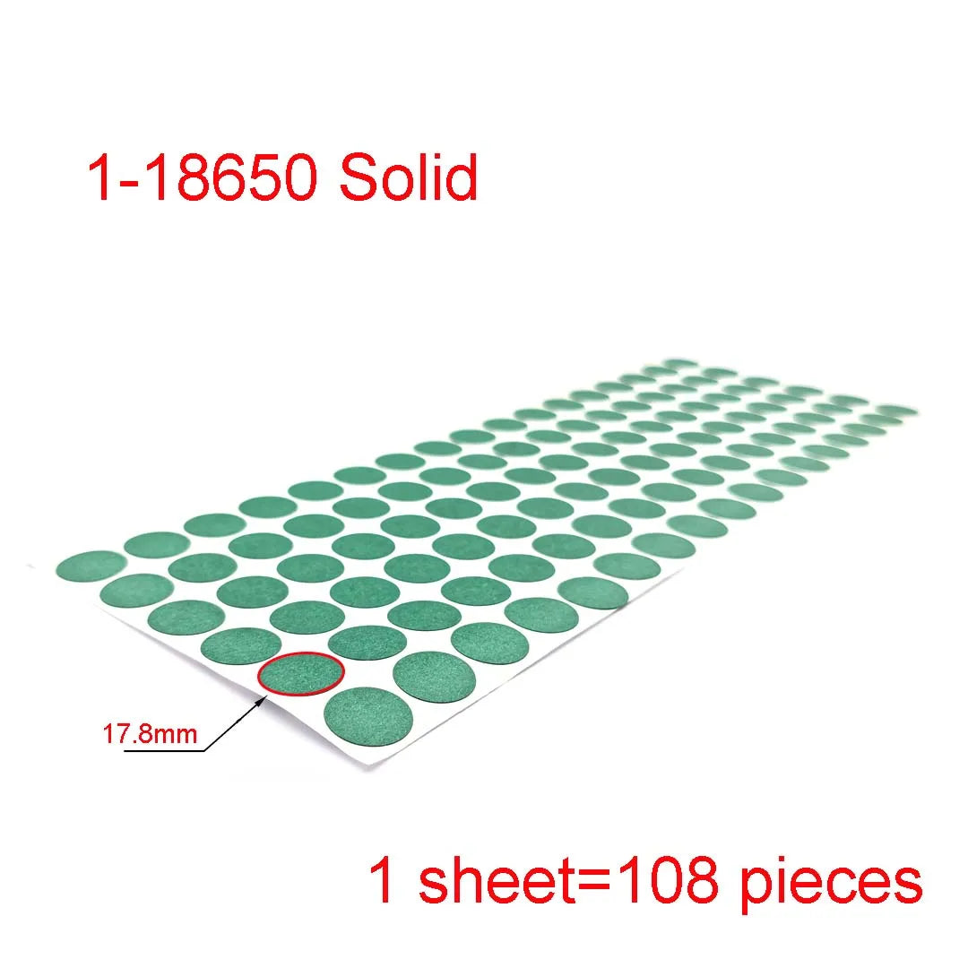 18650 21700 32650 Li-ion Battery Insulation Gasket Barley Paper Battery Pack Cell Insulating Glue Patch Electrode Insulated…