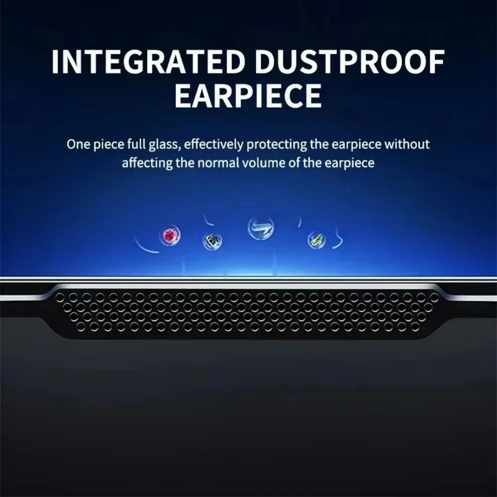 1-5PCS Easy Install HD Screen Protector For iPhone 17 Pro Max 18 15 16 13 11 14 16e 12 Mini XR X Xs 7 8 Plus Air Tempered Gl…