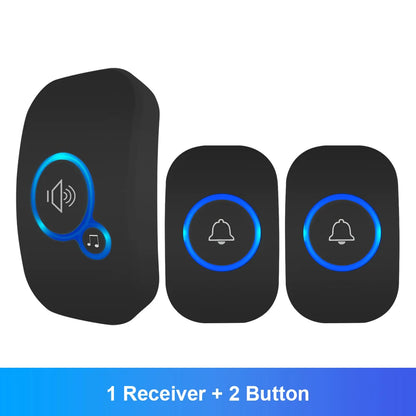 Wireless Doorbell FullHouse Waterproof Door Chime Kit Includes Push Button Transmitter and Plug In Receiver - image 9