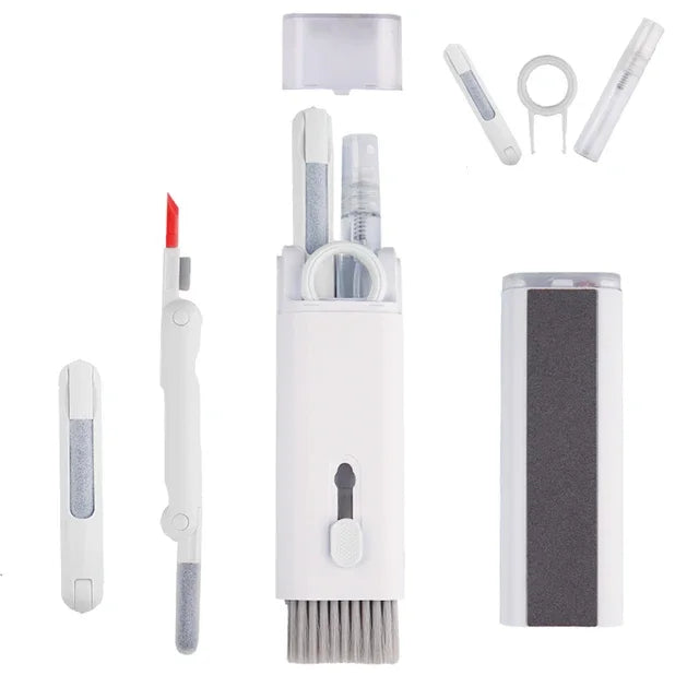7-in-1 Computer Keyboard Cleaner Brush Kit Earphone Cleaning Pen For Headset Keyboard Cleaning Tools Cleaner Keycap Puller K…