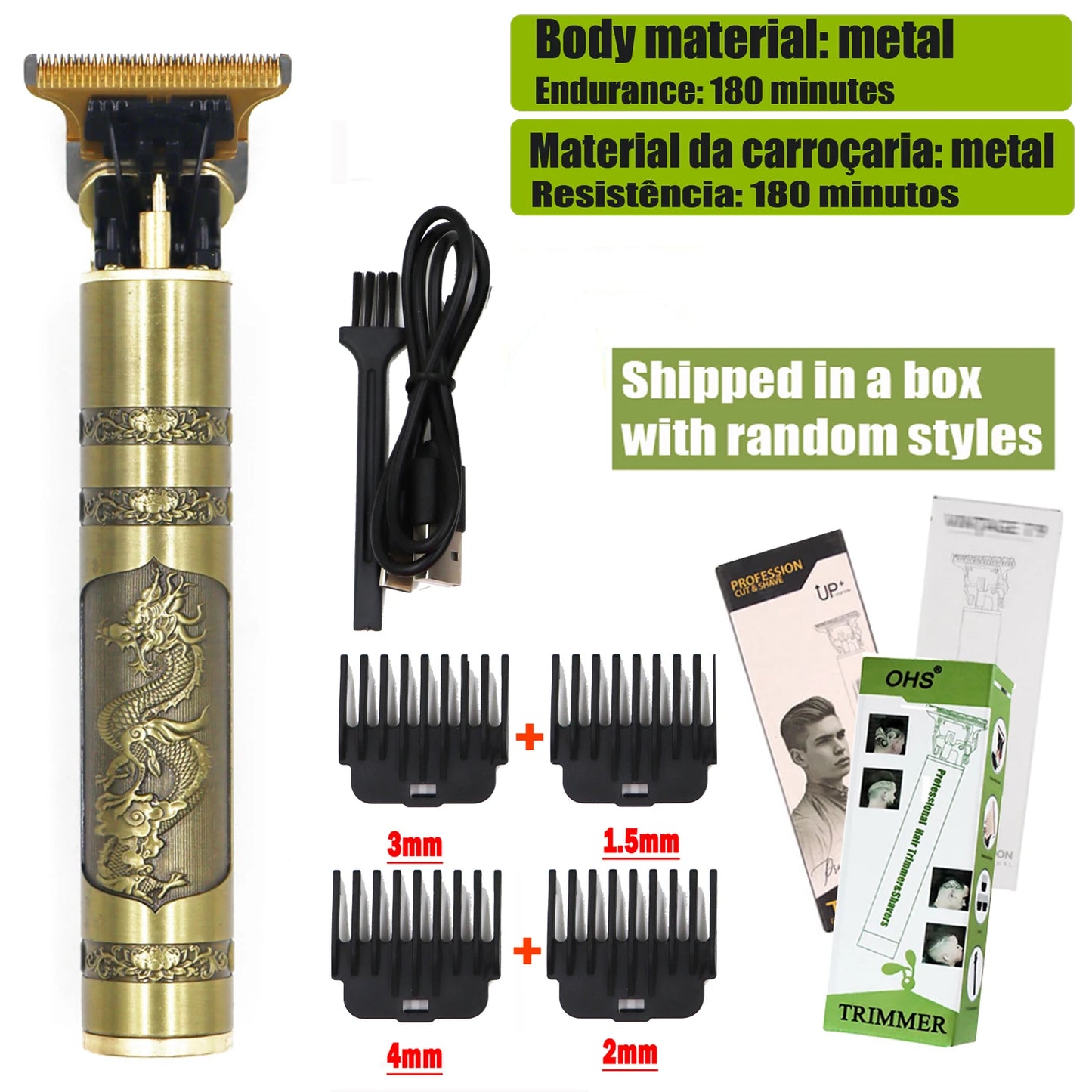 T9 Hair Clipper Repair Beard Shaving Body Hair Trimmer Clippers Electric Machine Men Haircut Machine 0mm Barber Shaver - ima…