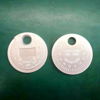 1pc Coin- Type 0.6-2.4mm Spark Plug Gap Gauge Measurement Tool Range Spark Plug Gage Caliber Measuring Tool - image 5