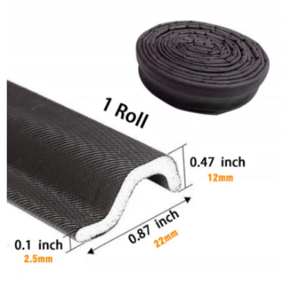 New 40M Acustic Foam Window Sealing Strip for Casement Window Seal Soundproof Foam S Weather Stripping Door Seal Gap Filler…