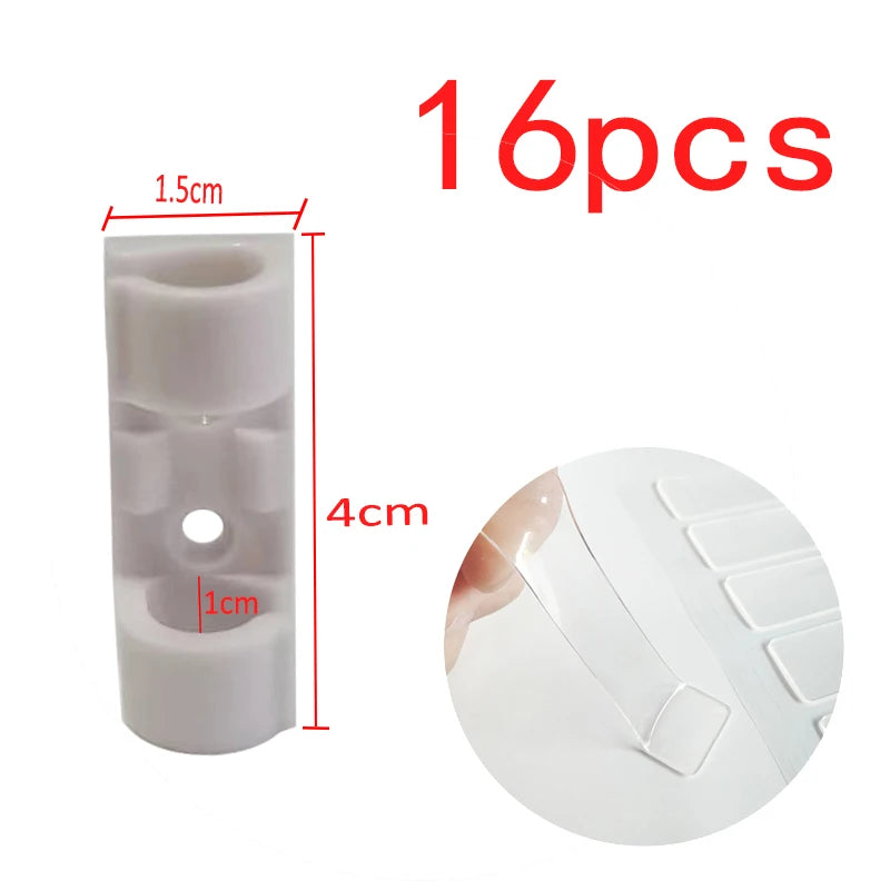 Cable Organizer Clips Cable Management Desktop & Workstation ABS Wire Manager Cord Holder USB Charging Data Line Bobbin Wind…