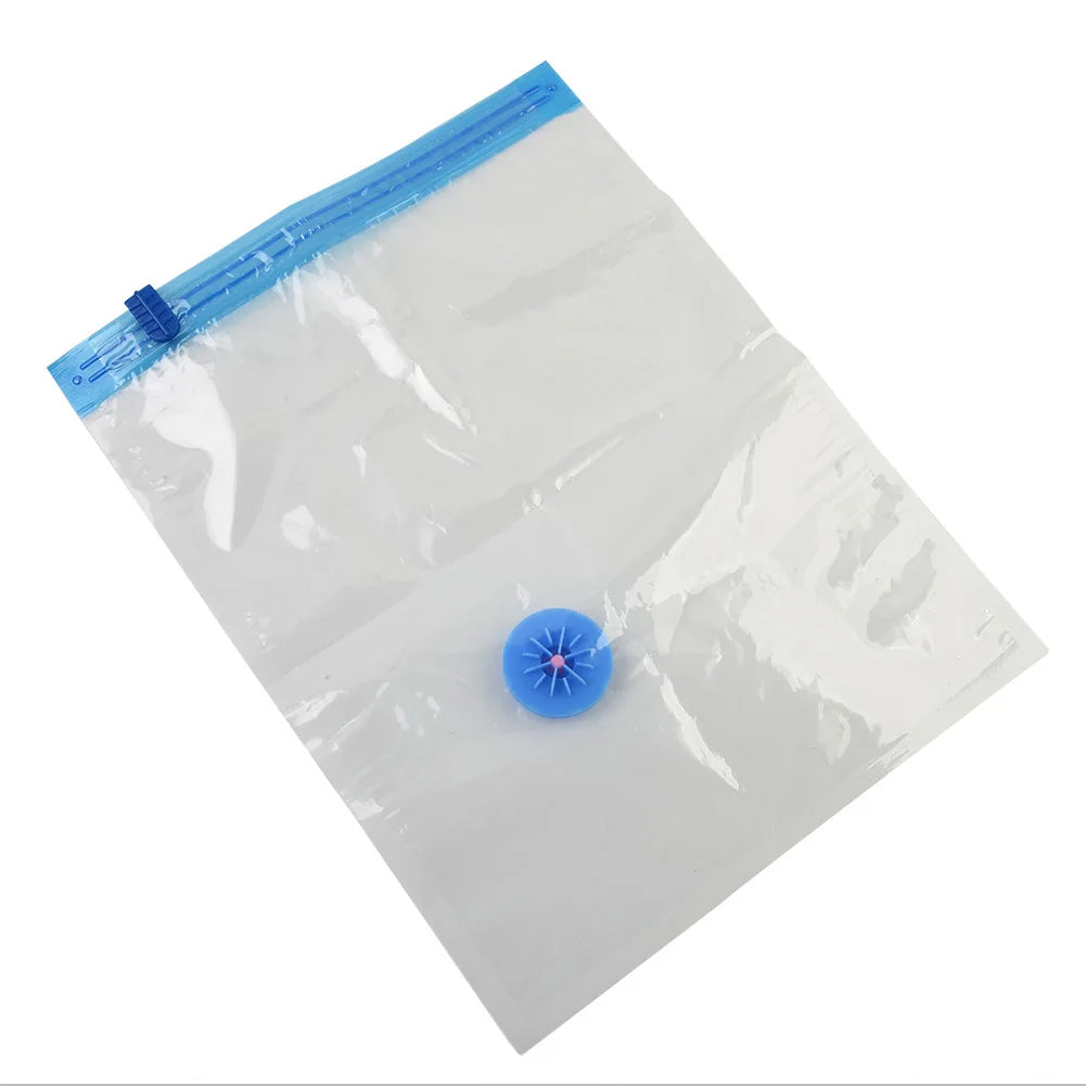 Vacuum Storage Bags With Valve Folding Compressed Space Saving Clothes Storage Big Size For Towel Cloth Blanket - image 7