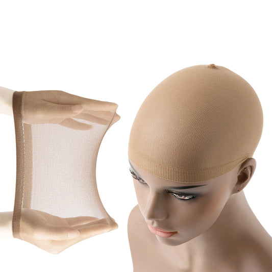 Wig Caps Hair Nets Weave Hairnets 2 10 12 20Pcs/Pack Stocking Wig Caps Stretch Mesh Caps Stocking Caps for Making Wigs Free…