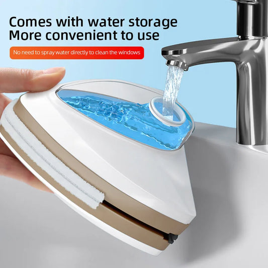 NEW Magnetic Glass Window Cleaning Tool Water Discharge Double-layer Wiper Household Special Window Cleaner For Home - image…