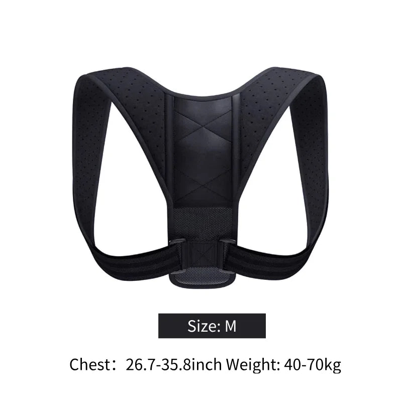 Back Posture Correction Belt Hunchback Prevention Correction of Sitting Posture Unisex Breathable Body Shaping - image 7