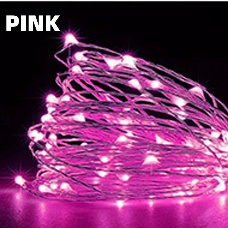 USB Led Fairy Lights Copper Wire String 20M 200LED Holiday Outdoor Lamp Garland For Christmas Tree Wedding Party Decoration…