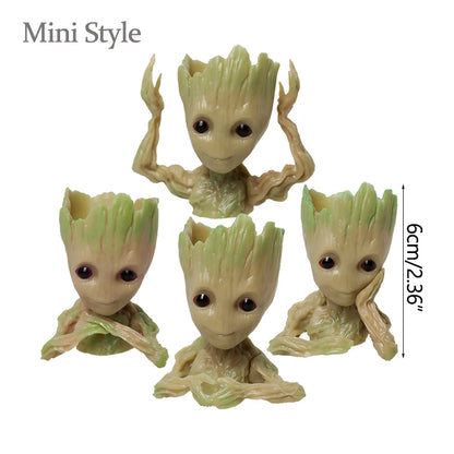Home Decoration Crafts Miniature Model Office Desktop Display Cartoon Groot Figurines Handicrafts Decor Tree Man Ornament 5C…