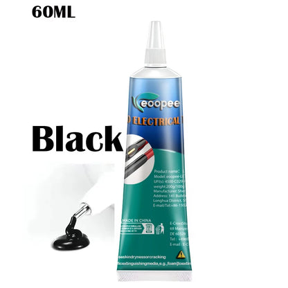 Liquid Waterproof Electrical Tape Epoxy Resin Black Glue Quick Drying Sealant For Wires And Cables Home Use Fix Line Glue -…