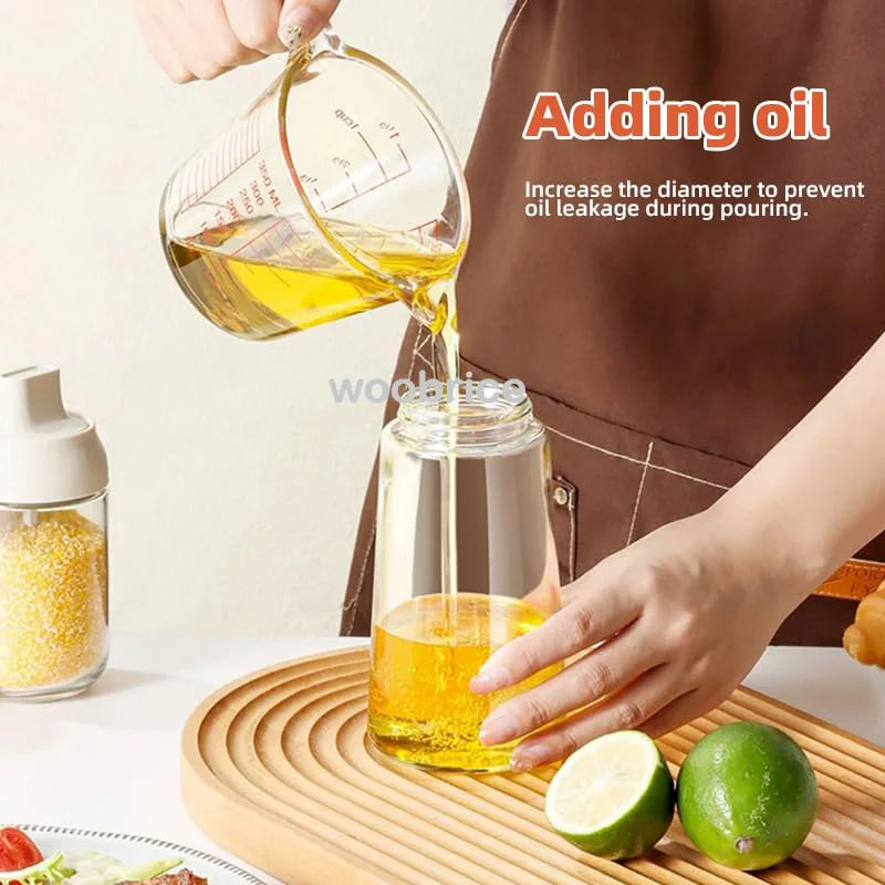 2in1 Kitchen Spray Oil Dispenser Oil Sprayer Polisher Or Only Brush Spray for Air Fryer Salad Grilling Roasting Cooking Kitc…