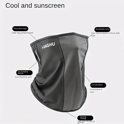 Cycling Masks Headwear Bandana Head Wrap Face Scarf Mask Neck Balaclava Breathable Light Cool Wind Outdoor Hiking Ice Silk M…