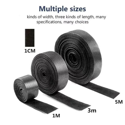 1/5M Cable Organizer Cable Management Wire Winder Tape Earphone Mouse Cord Management Ties Protector For iPhone Xiaomi Samsu…