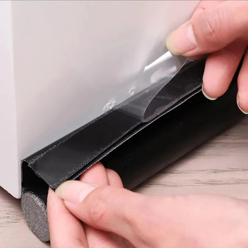 A Sealing Strip Door Seam Door Bottom Sealing Strip Sound Insulation Wind Strip Foam Tape Bedroom Door Gap Waterproof Handwo…