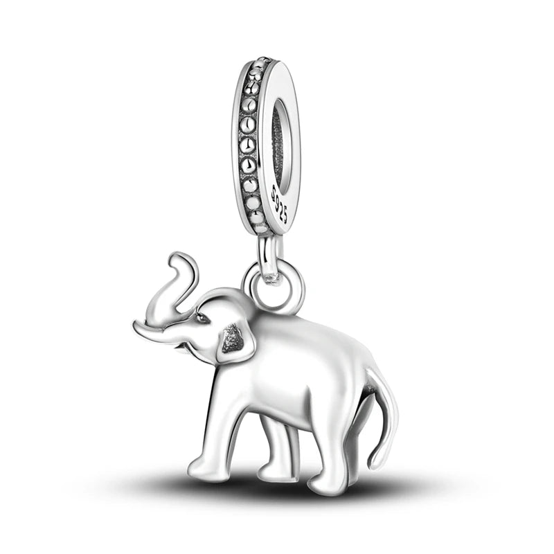 925 Sterling Silver Charms Beads Pendant Tree of Life Dog Elephant Love Heart Charm Fit Original Bracelet DIY Women Jewelry…