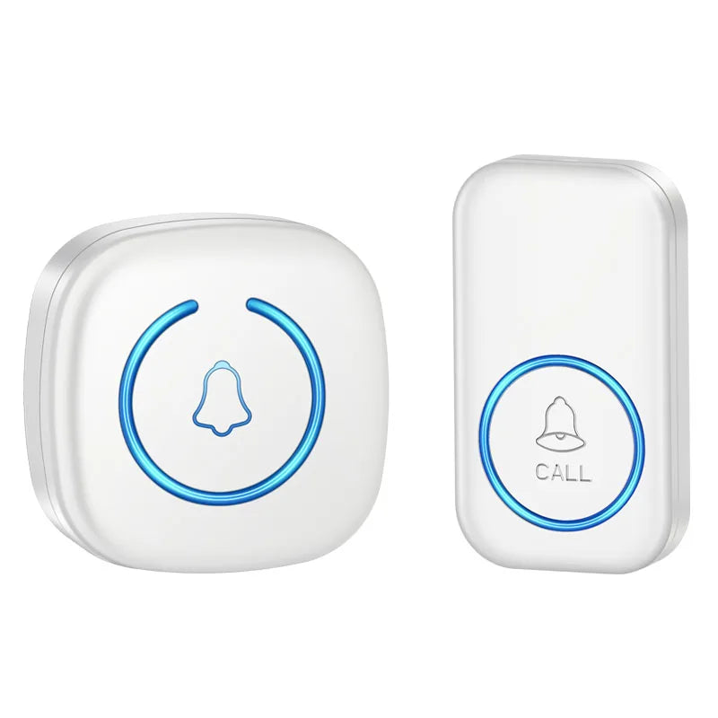 Wireless Doorbell IP44 Waterproof Smart Home Welcome Door Bell 300M Range 60Songs Intelligent Home Chime Bell Kit US/EU Plug…