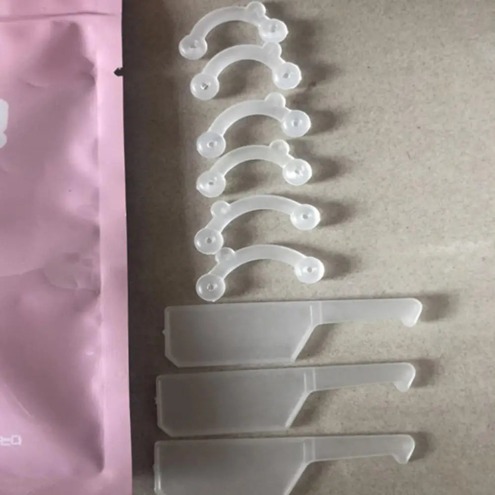 6pcs/set Nose Clip Corrector Massage Tool Nose Up Lifting Shaping Clip Clipper Shaper Bridge Straightening Women Girl Nose M…