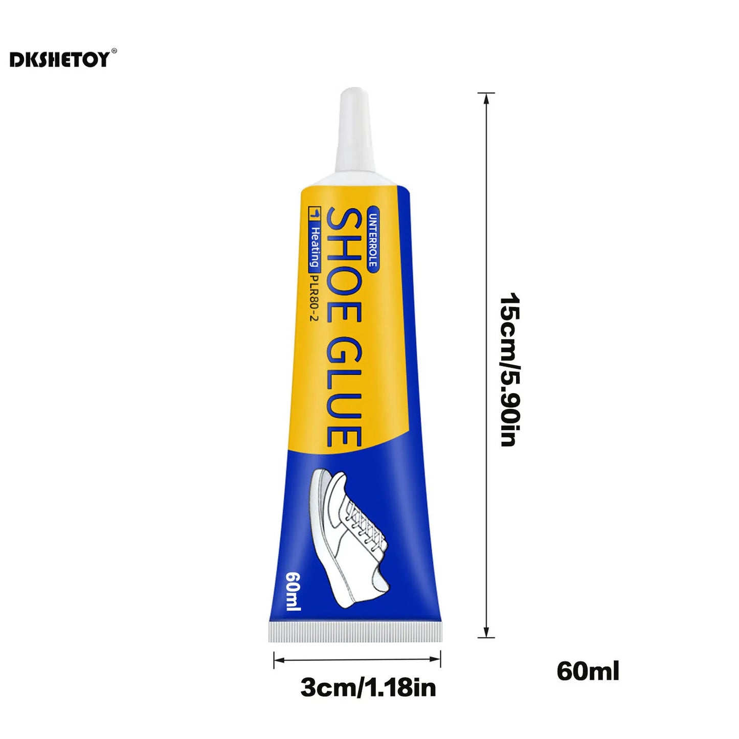 60ml Super Strong Shoe Glues DIY Repairing Adhesive Universal Waterproof Shoe Sealers for Sneakers Boot Leather Fast Repair…