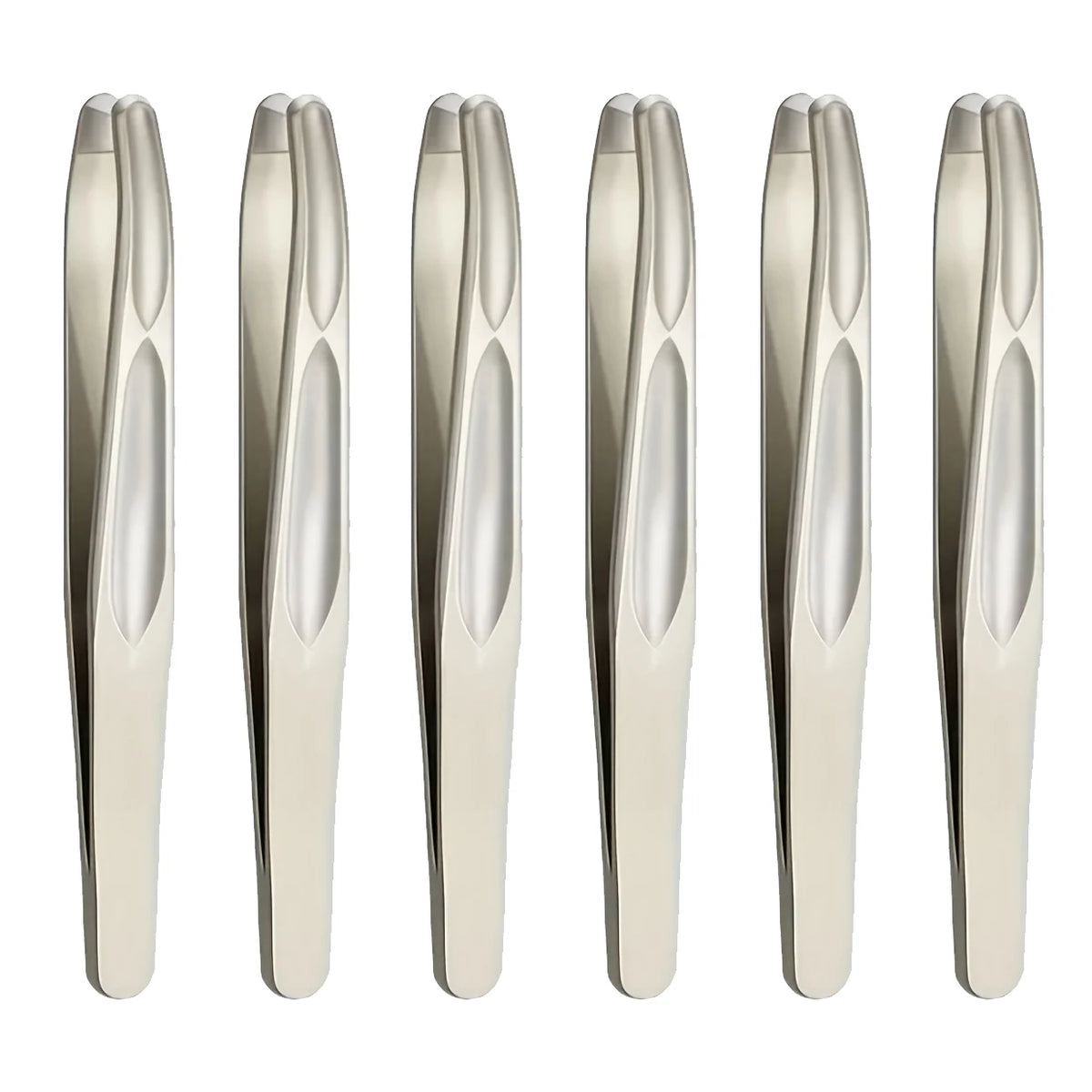 Premium Round Head Tweezers for Eyebrow & Facial Hair Removal Seamless Clips Short Hair Precision Beard Clip - image 12