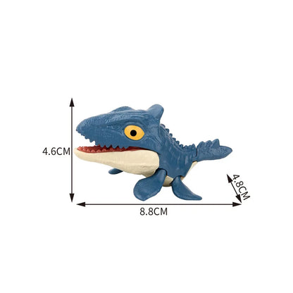 Jurassic Finger Dinosaur Triceratops Tyrannosaurus Model Toys for Kids Creative Finger Biting Dinosaurs Interactive Toy Boy…