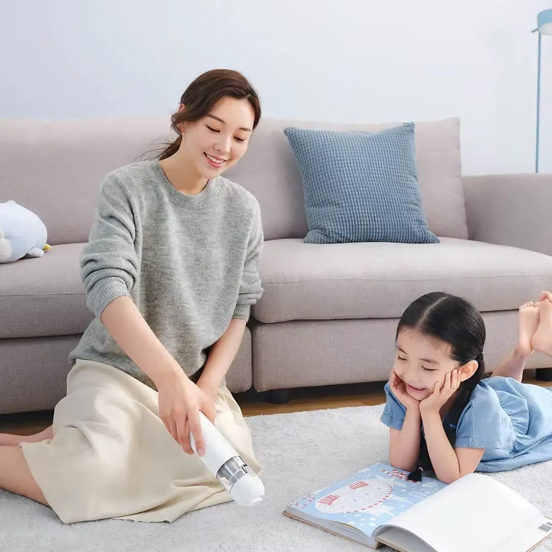 Xiaomi Mi Mini Vacuum Cleaner, 13000Pa Portable Wireless One-Button Start 88000RPM Brushless Motor with Multi Nozzles for Ca…