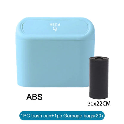 Car Trash Can (with Lid) Contains 60 (300) Garbage Bags, Small Car Trash Can, Leak-proof Mini Car Accessories - image 16