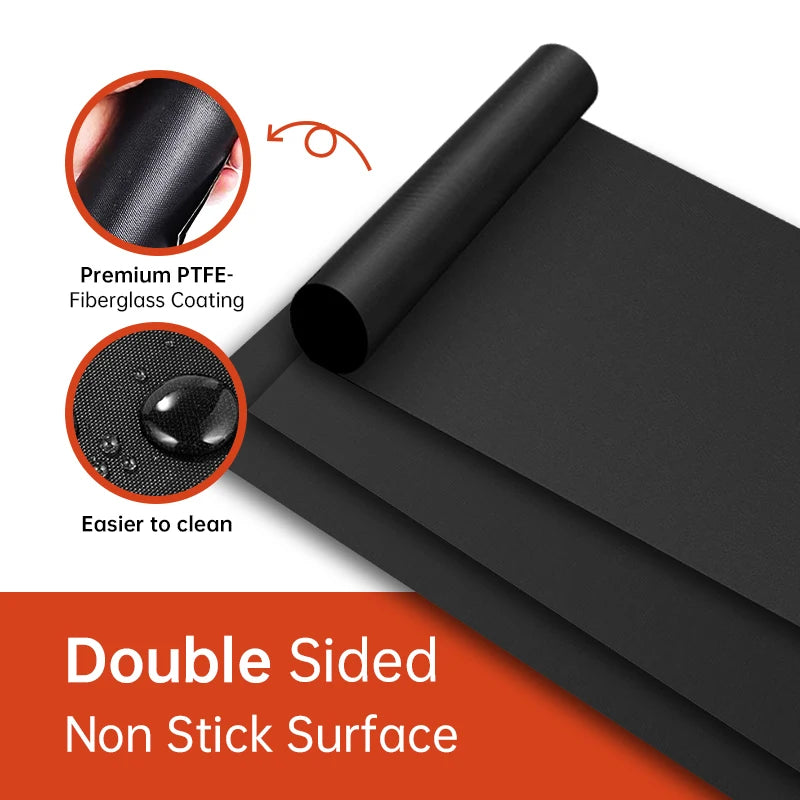 New Oven Liners Reusable Non-stick Anti Dirt Protection Pad Heat Resistant BBQ Grill Mat for Barbecue Cooking Baking Accesso…
