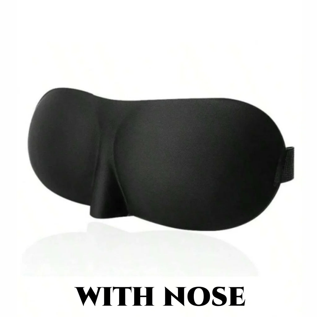 3D Contoured Sleep Mask 100% Light Blocking Eye Mask Ultra-Soft Skin-Friendly Material Breathable Eye Cover For Rest Travel…