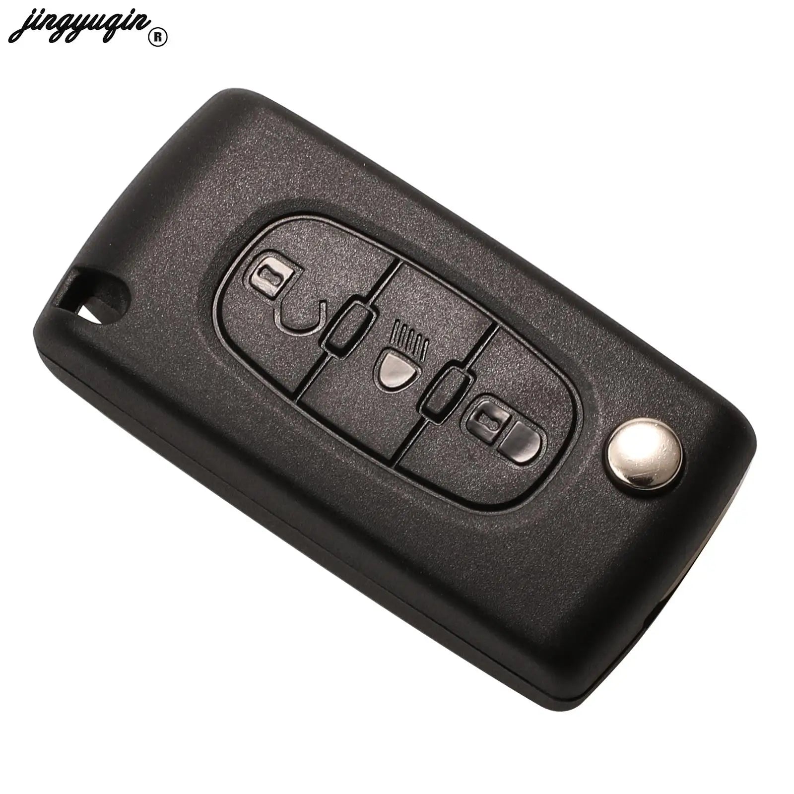 Jingyuqin 2/3 Buttons for Peugeot 207 307 308 407 607 807 For Citroen C2 C3 C4 C5 C6 Auto Remote key Case Va2/Hu83 CE0523 CE…