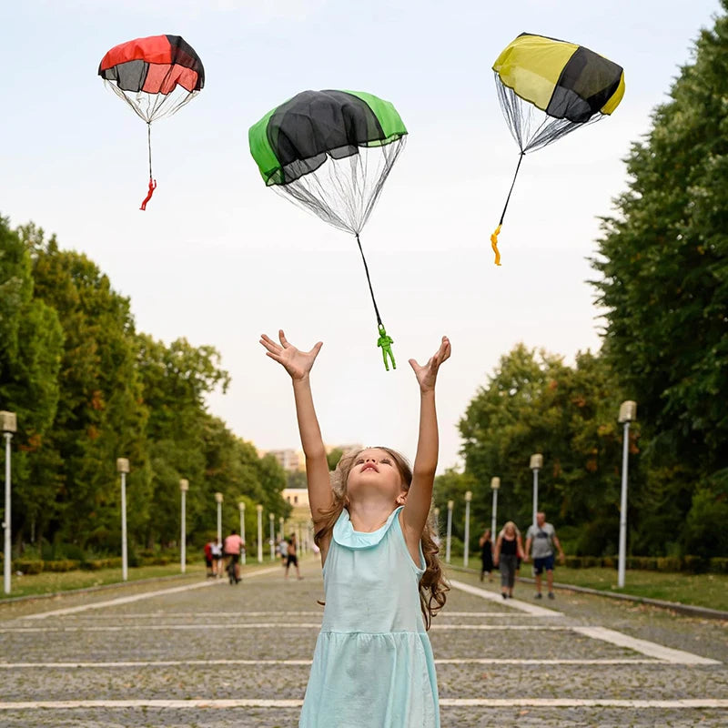 Parachute Toys for Kids Tangle Free Outdoor Flying Parachute Men Outside Toys Easter Basket Stuffers Idea Unique Boy Girl Gi…