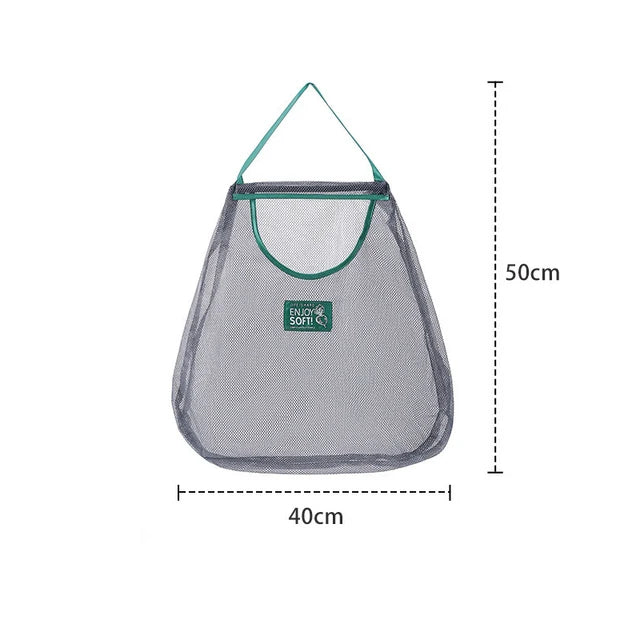 Reusable Storage Bags Kitchen Hanging Mesh Bag Home Fruit And Vegetable Storage Net Bag For Ginger Garlic Potatoes Onions -…