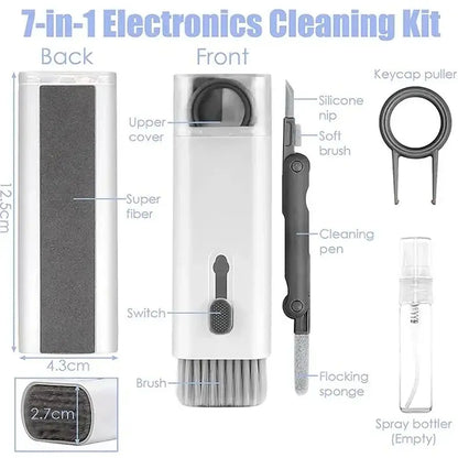 7-in-1 Computer Keyboard Cleaner Brush Kit Earphone Cleaning Pen For Headset Keyboard Cleaning Tools Cleaner Keycap Puller K…