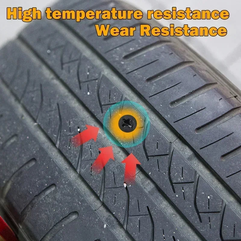 10/20/30Pcs Car Tyre Repair Rubber Nails Set Universal Cars Motorcycle Patch Nails Truck Bicycle Scooter Puncture Repair Too…