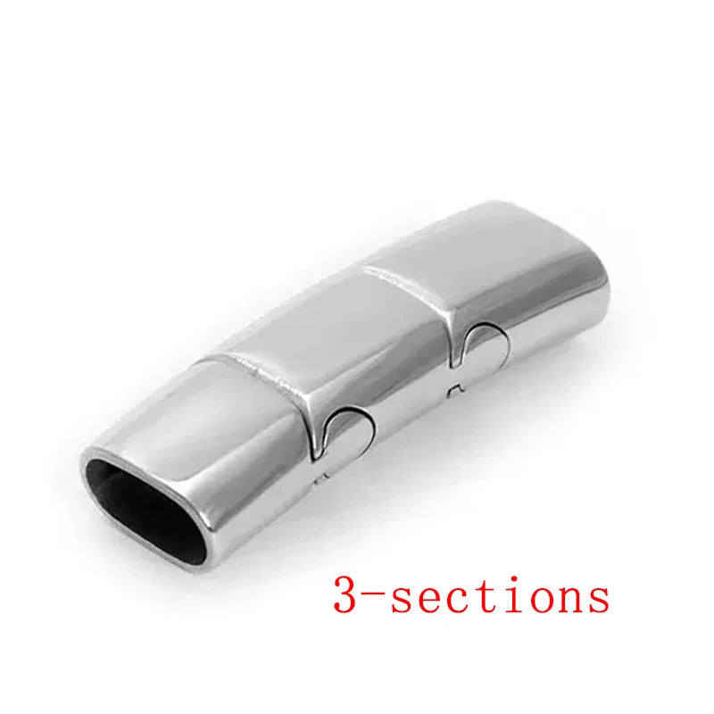 Stainless Steel Magnetic Clasp 8*4mm 10*5mm 12*6mm for DIY Bracelet Accessories Jewellery Making Supplies Jewelry Parts - im…
