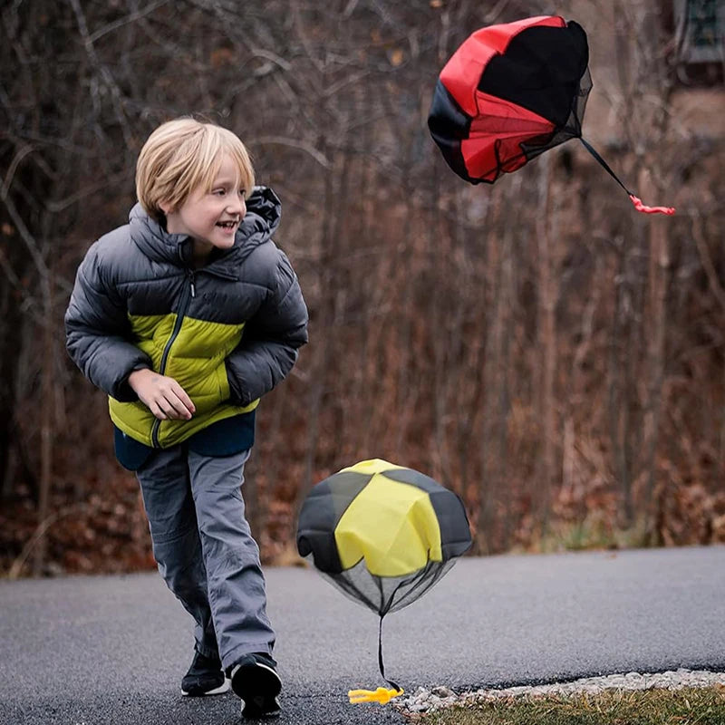 Parachute Toys for Kids Tangle Free Outdoor Flying Parachute Men Outside Toys Easter Basket Stuffers Idea Unique Boy Girl Gi…