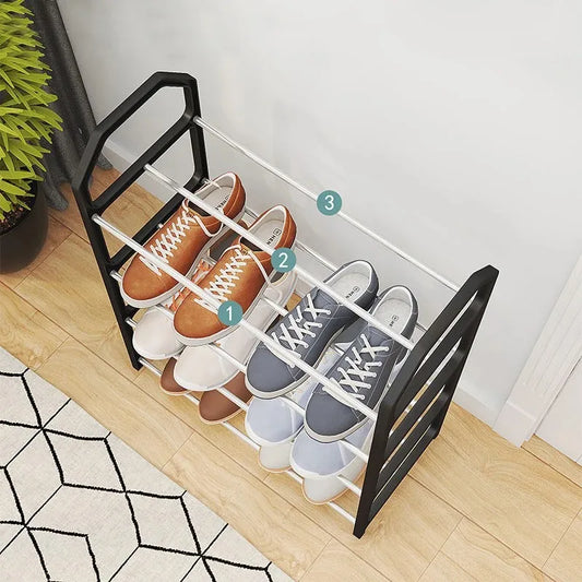 4 Floor Assembly Simple Creative Home Shoe Rack Dormitory Door Storage Rack Storage Shoe Multifunctional Cabinet Home Suppli…
