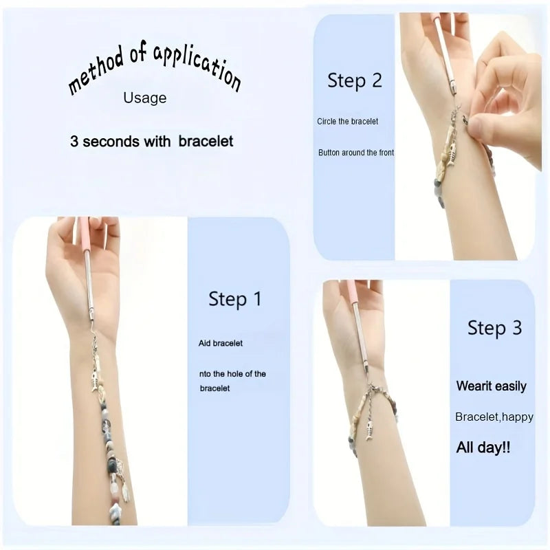 Help Wear Bracelet Tool Partner Jewelry Helper Fastening Aid Quickly Unfasten Hooking Equipment Pliers Clasps Ties Zipper Cr…