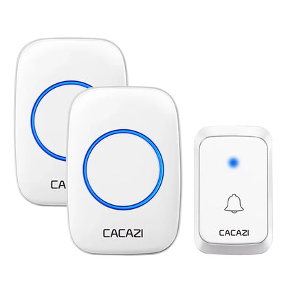 CACAZI A06 DC battery-operated Wireless Waterproof Doorbell 300M Remote 36 chimes Cordless Home Cordless Call Bell - image 8