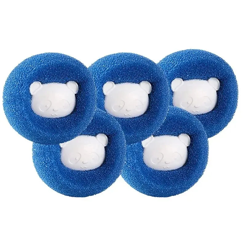 1-5pcs Pet Hair Remover Reusable Ball Laundry Washing Machine Filter Wool Sticker Cat Hair Remover Pet Fur Lint Catcher Home…