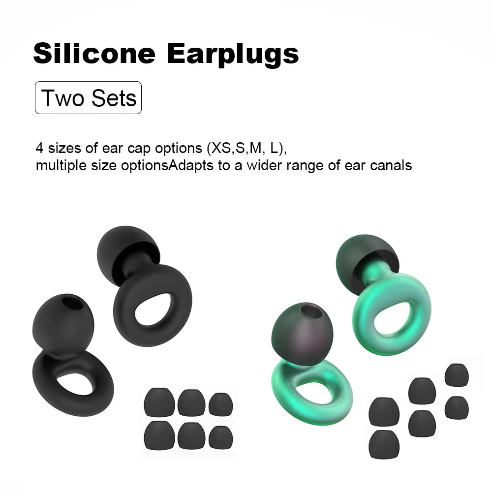 Silicone Earplugs for Swimming Sleep Noise Cancel Noise Reduction-Soundproof Reduce Disturbances -Quality Earplugs - image 46