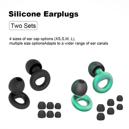 Silicone Earplugs for Swimming Sleep Noise Cancel Noise Reduction-Soundproof Reduce Disturbances -Quality Earplugs - image 46