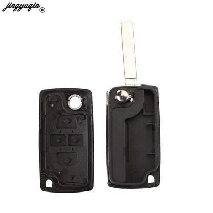 Jingyuqin 2/3 Buttons for Peugeot 207 307 308 407 607 807 For Citroen C2 C3 C4 C5 C6 Auto Remote key Case Va2/Hu83 CE0523 CE…
