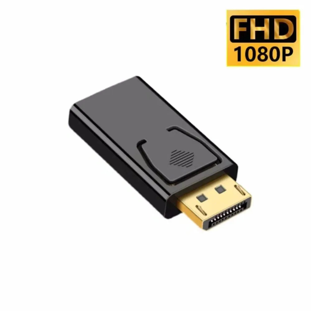 4K 30Hz/60Hz DP DisplayPort to HDMI-compatible Adapter Converter Display Port DP to HDTV Adapter Video Audio Laptop PC Lapto…