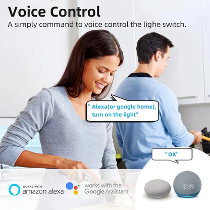 Work With Tuya app Mini 16A WiFi Switch Smart Life App 2 Way Control Smart Home Automation Module Interruptor Alexa Google H…