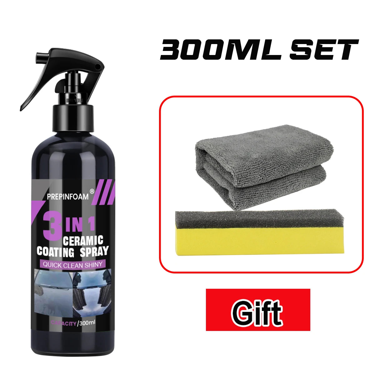 Ultimate Ceramic Coating Spray Coatin Nano Crystal Hydrophobic Layer Polishing Paint Coating Agent Polish Nanos Coatings - i…