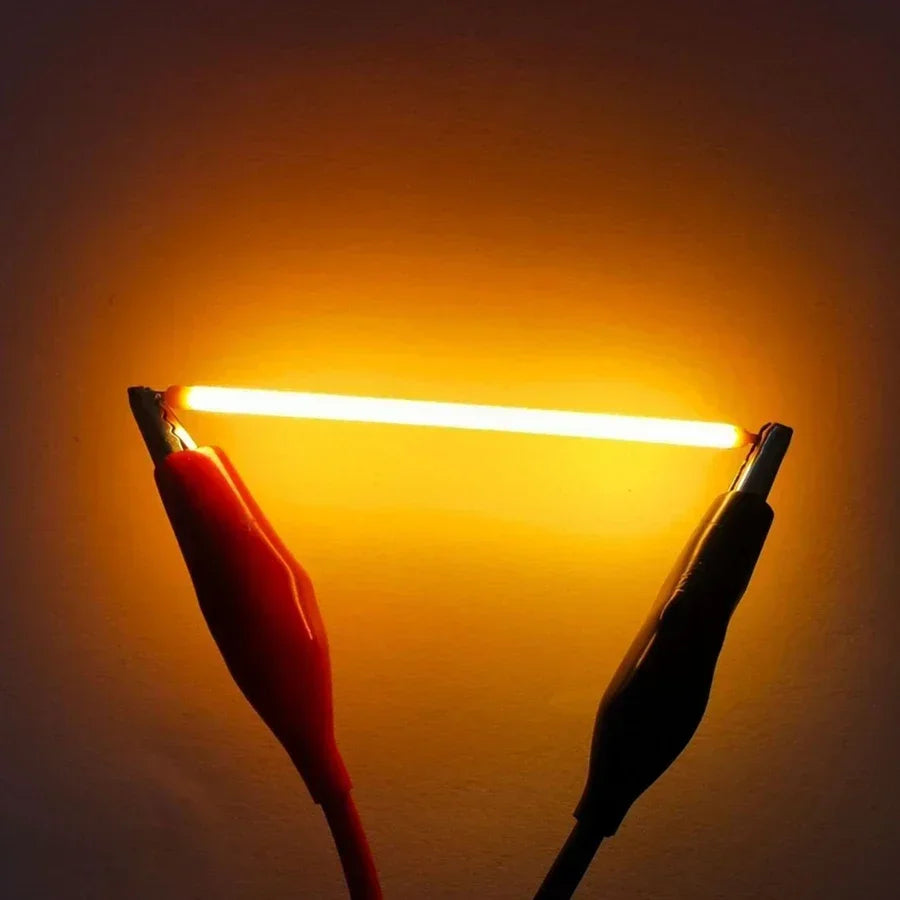 5~100PCS Per Box 3V 38mm LED Filament Multicolour COB Edison Bulb Lamp Incandescent Light Diodes Accessories Holiday Lightin…