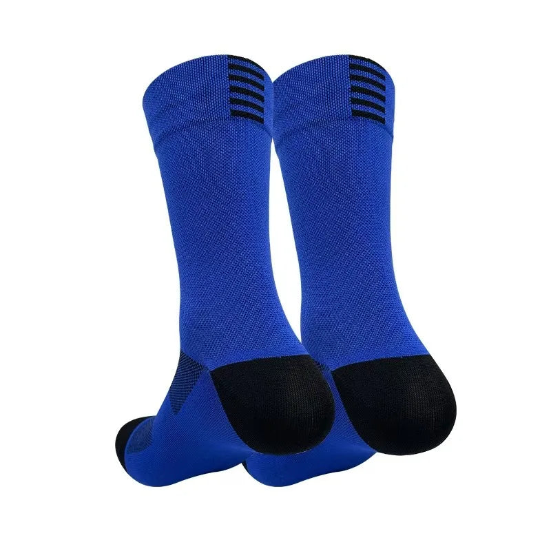 Jing Professional Cycling Socks Long Tube Men's and Women's Outdoor Sports Quick-Drying Four Seasons Bicycle Socks Running S…